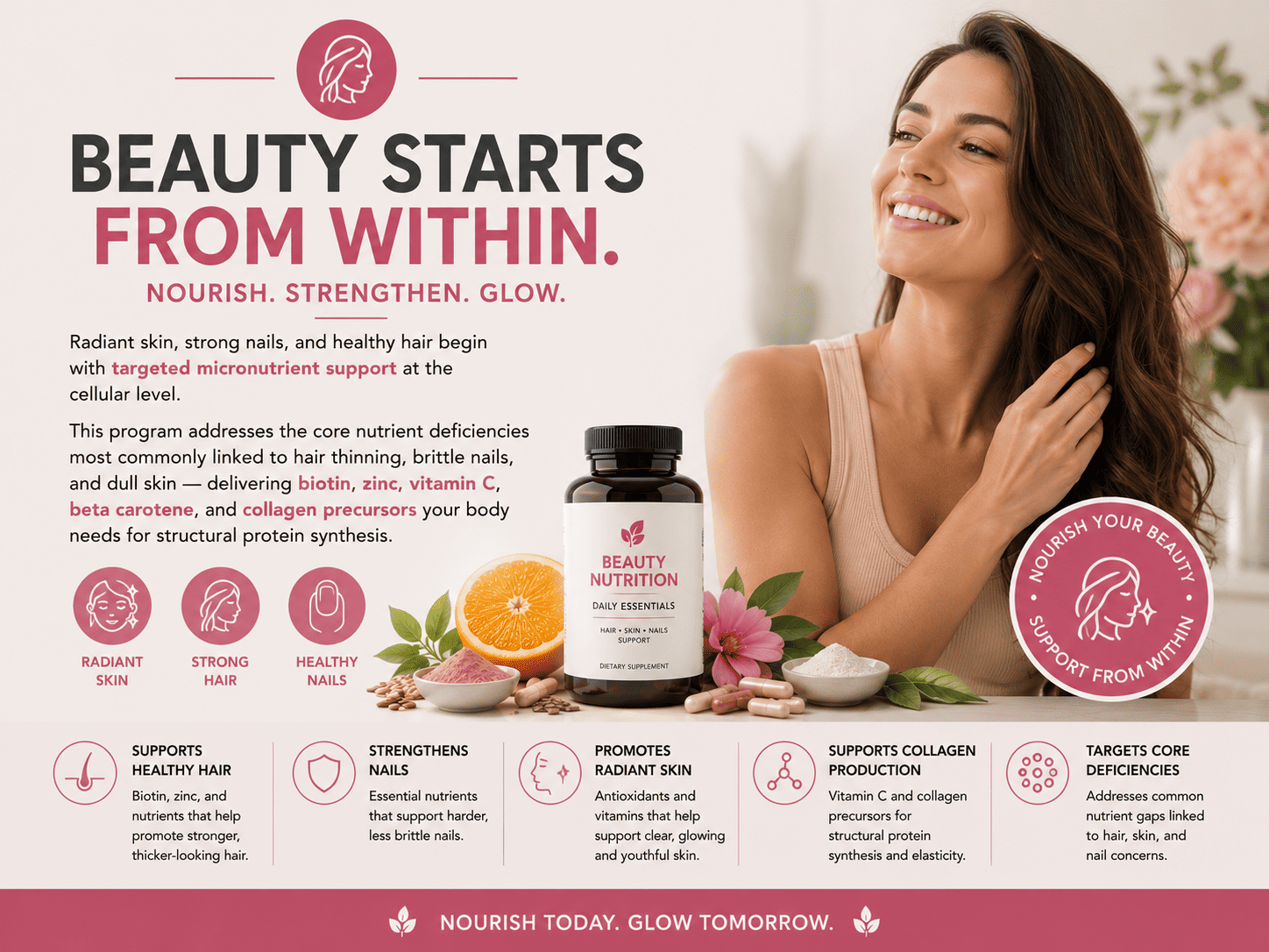 Hair, Nail and Skin Support Program